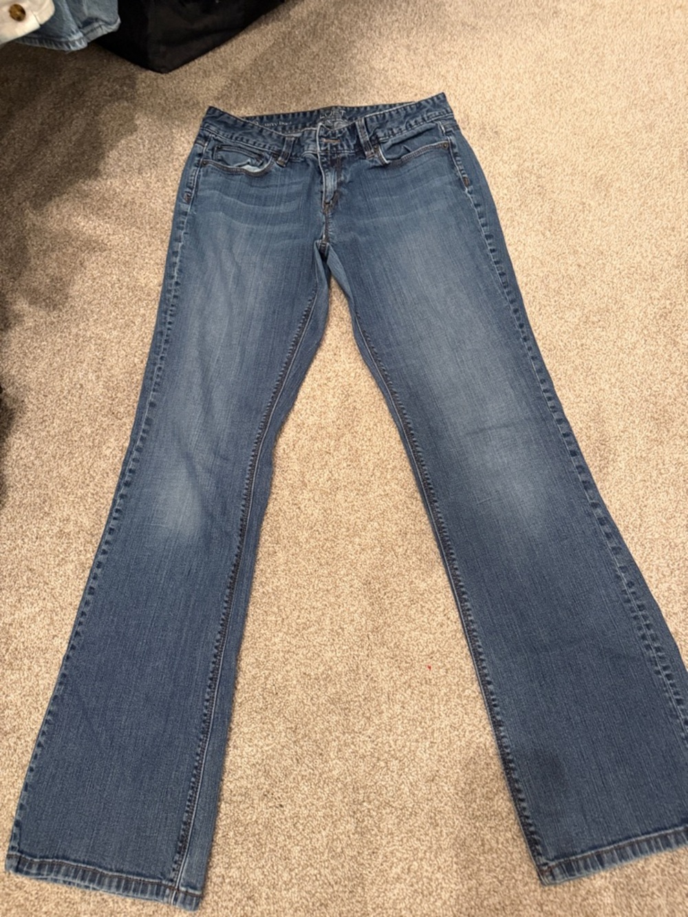 LOFT Women's Medium Blue Flare Jeans